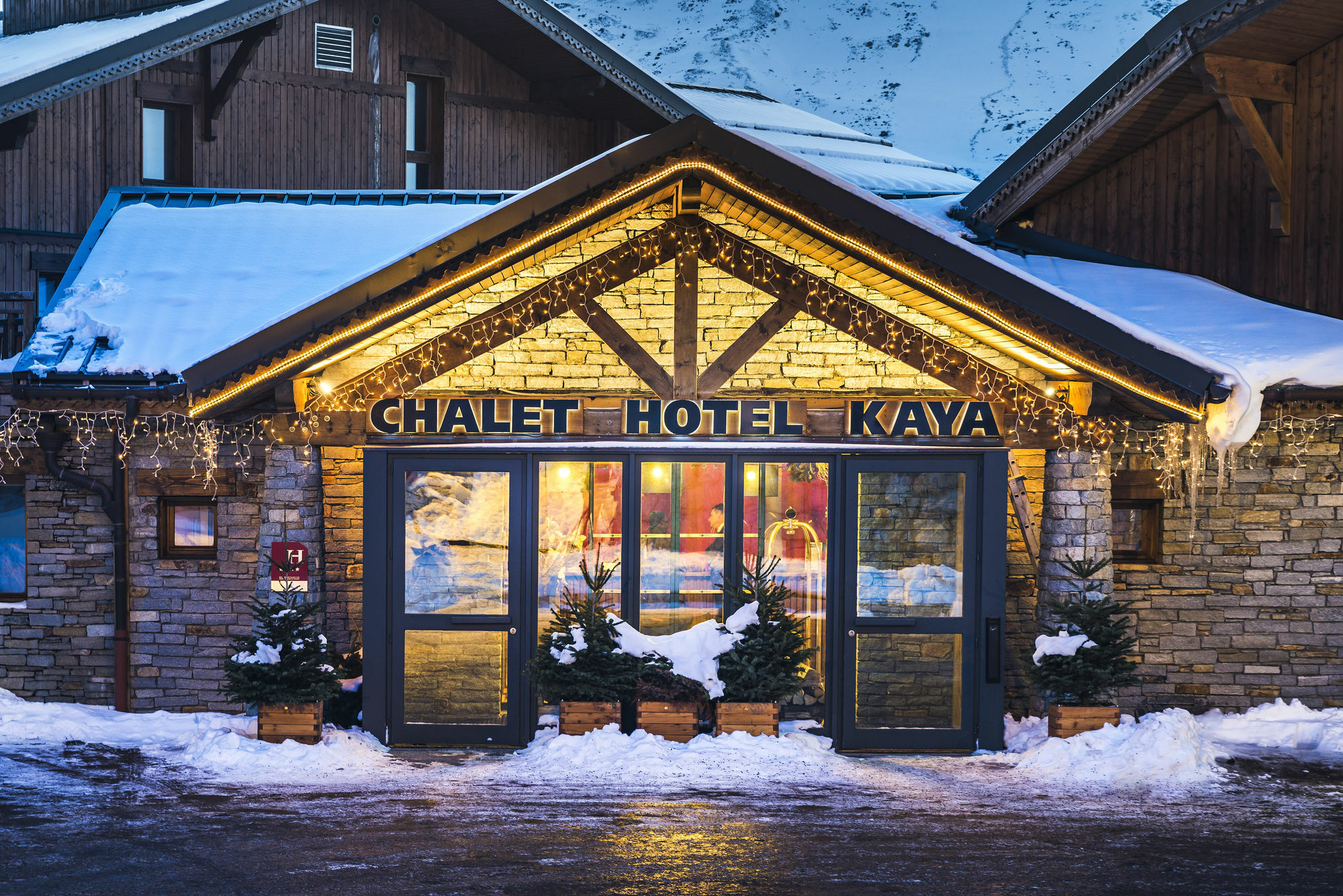 Chalet Hotel Kaya Saint-Martin-de-Belleville Esterno foto