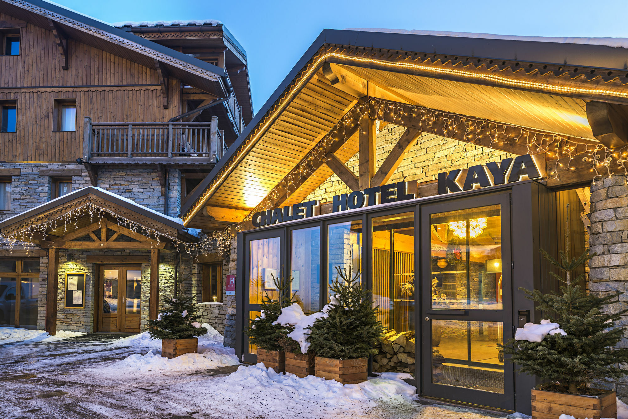 Chalet Hotel Kaya Saint-Martin-de-Belleville Esterno foto